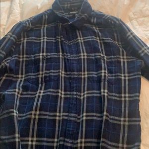 Flannel express button down shirt